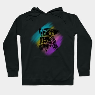 Our flag means death- Pirate skull on a rainbow background Hoodie